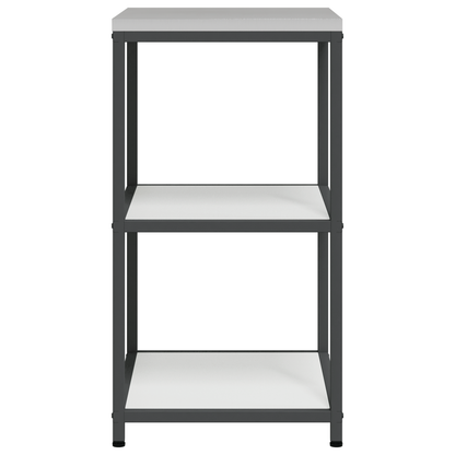 Keuken opslag plank met plank met opslag Wit 60 x 50 x 92 cm Staal