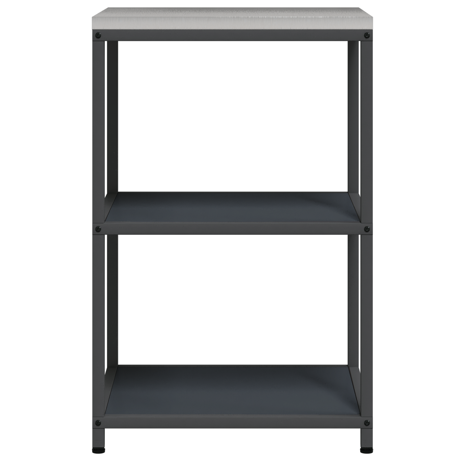 Keuken opslag plank met plank met opslag Antraciet 60 x 50 x 92 cm Staal