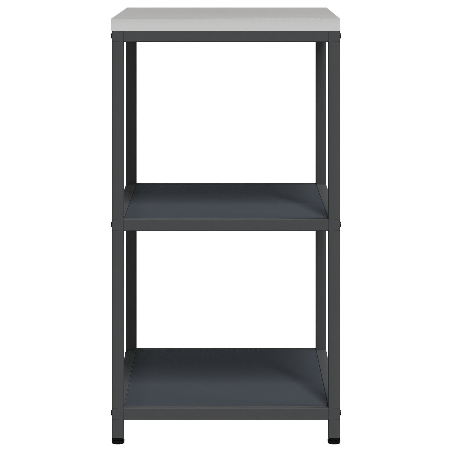 Keuken opslag plank met plank met opslag Antraciet 60 x 50 x 92 cm Staal