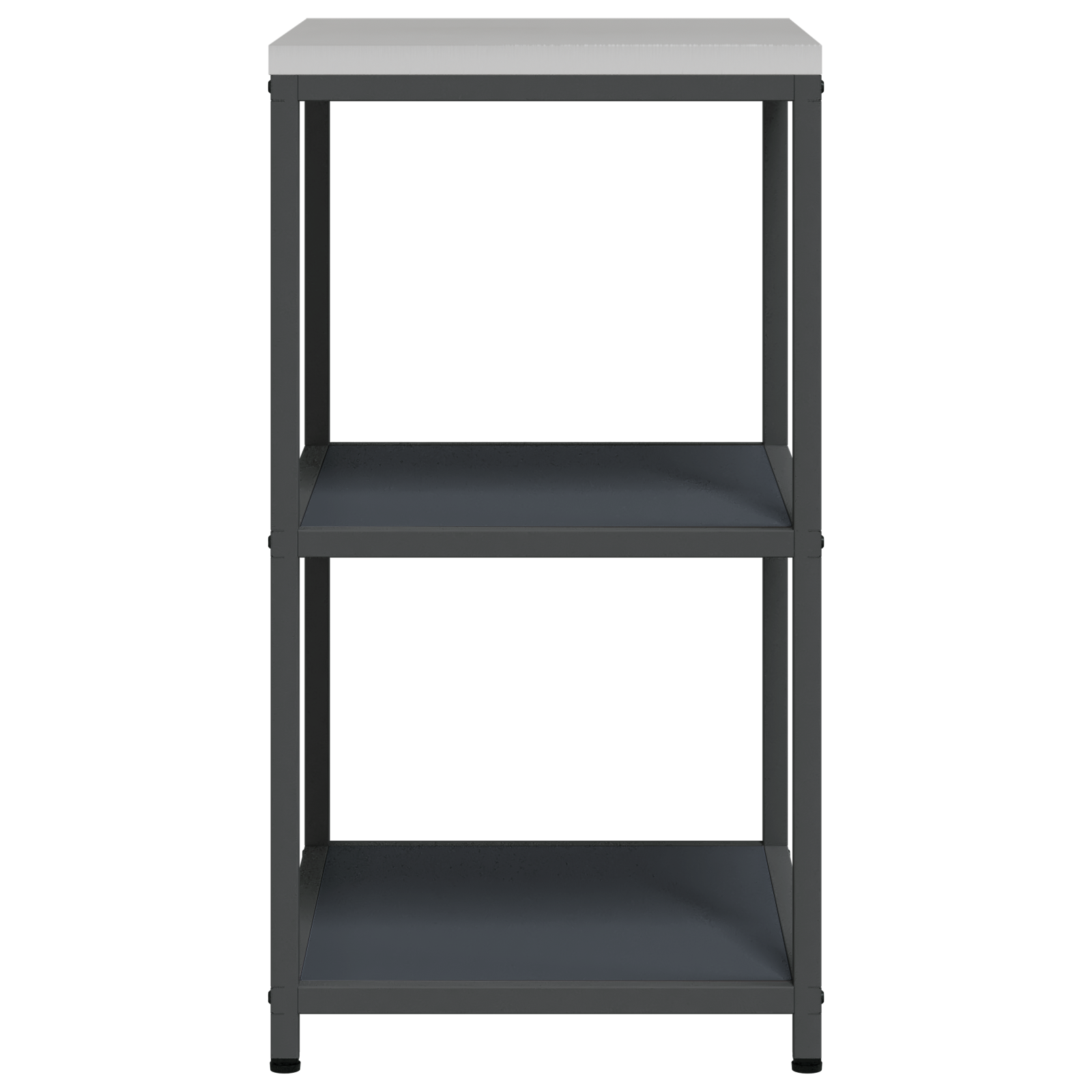 Keuken opslag plank met plank met opslag Antraciet 60 x 50 x 92 cm Staal