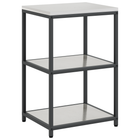 Keukenkast 60x50x92 cm roestvrij staal zilver