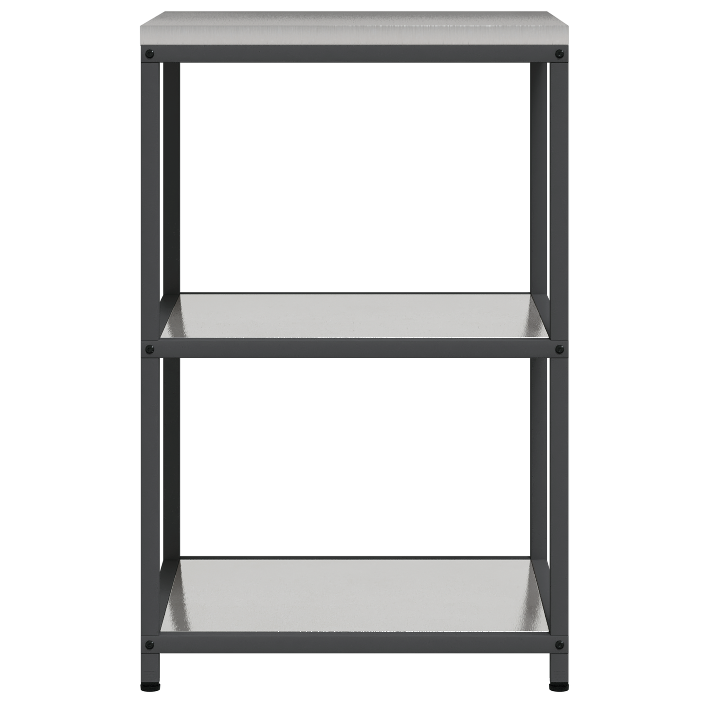 Keuken opslag plank Zilver 60 x 50 x 92 cm Roestvrijstaal