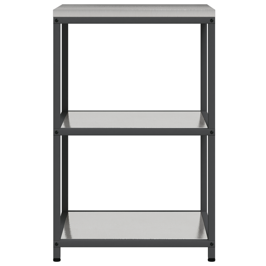 Keuken opslag plank Zilver 60 x 50 x 92 cm Roestvrijstaal