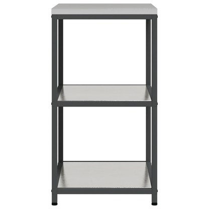 Keuken opslag plank Zilver 60 x 50 x 92 cm Roestvrijstaal