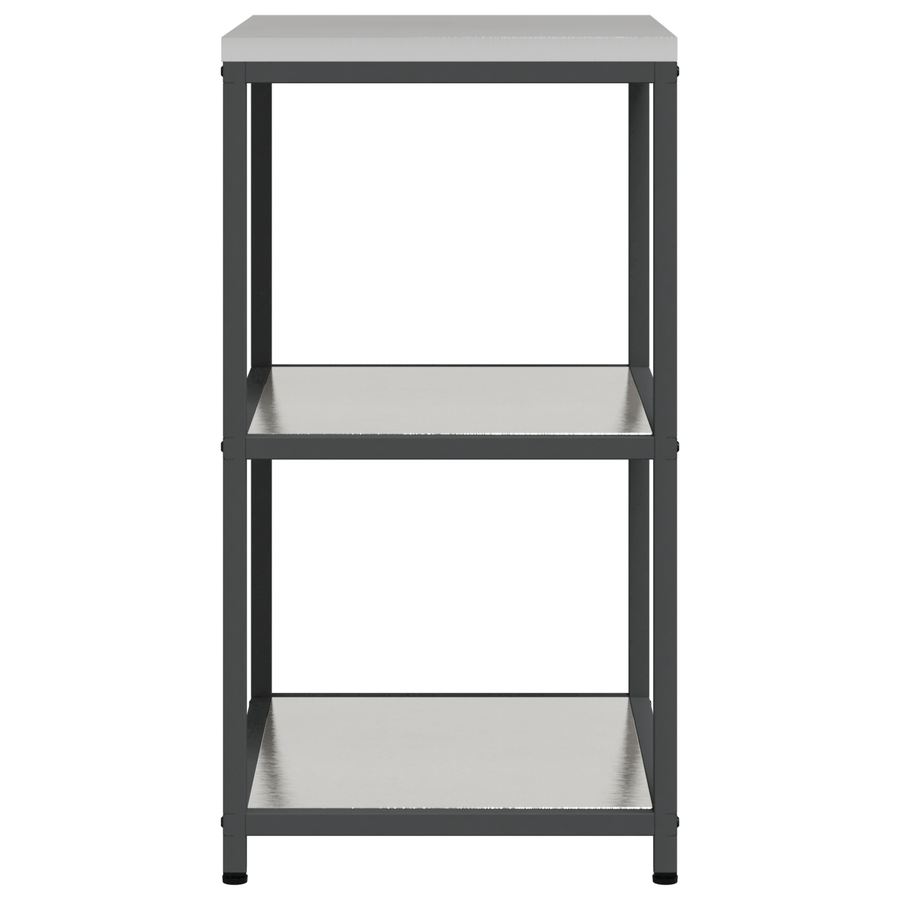 Keuken opslag plank Zilver 60 x 50 x 92 cm Roestvrijstaal