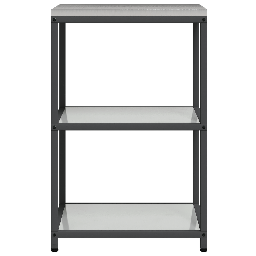 Keuken opslag plank Zilver 60 x 50 x 92 cm Gegalvaniseerd staal