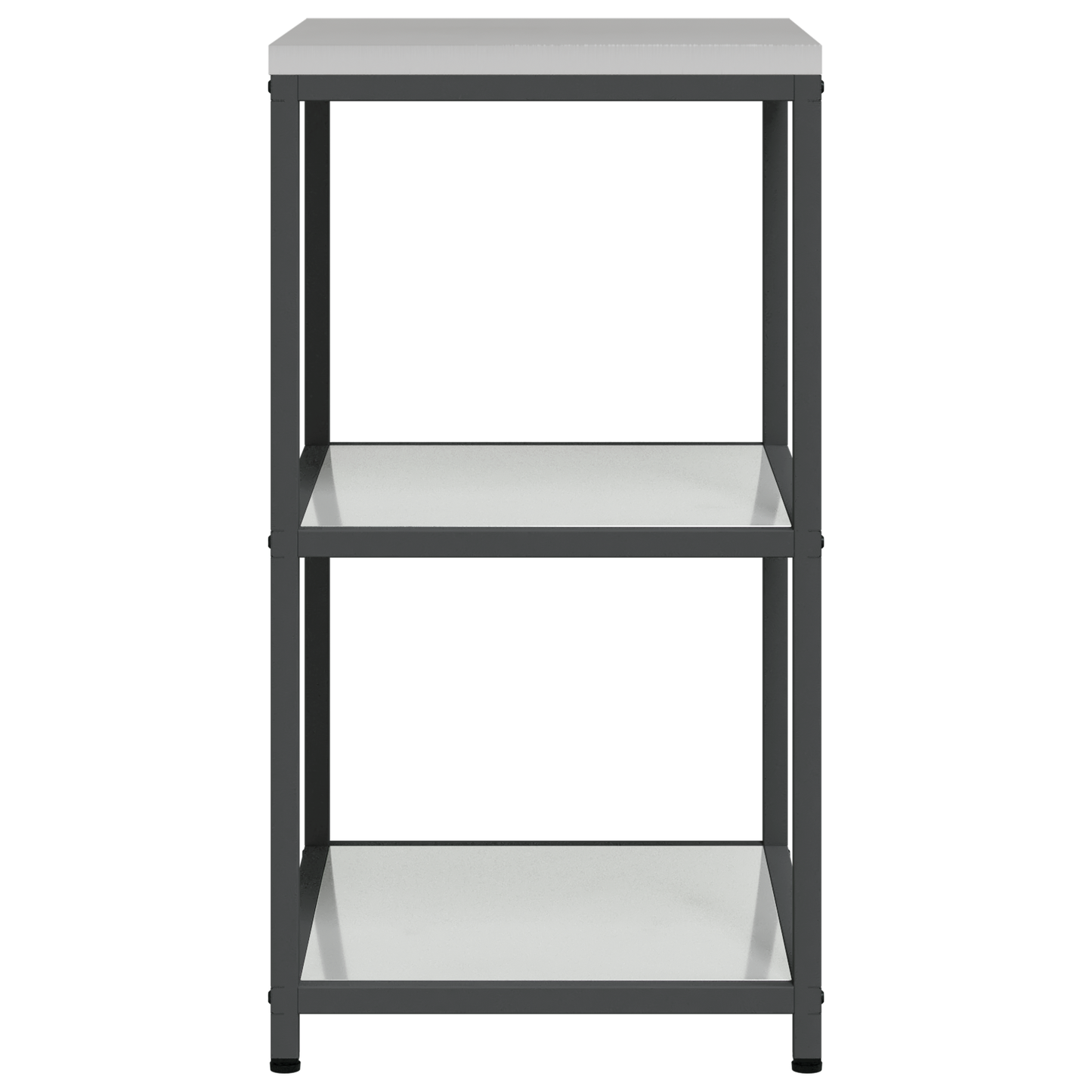 Keuken opslag plank Zilver 60 x 50 x 92 cm Gegalvaniseerd staal