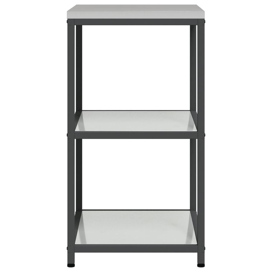 Keuken opslag plank Zilver 60 x 50 x 92 cm Gegalvaniseerd staal