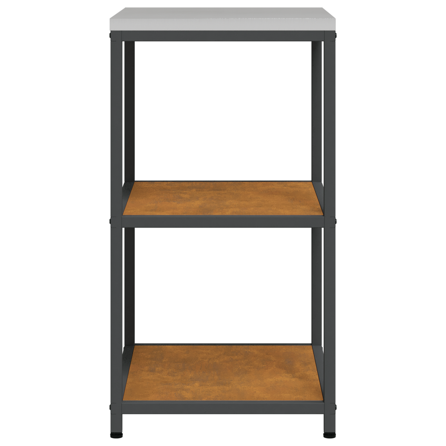 Keuken opslag plank Roestig 60 x 50 x 92 cm Verweerd staal