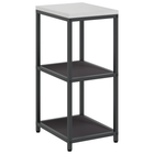 Kitchen Storage with Shelf with Storage Black 60 x 50 x 92 cm Steel