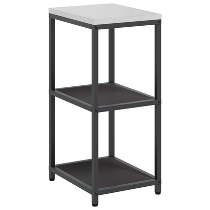 Keuken opslag plank met plank met opslag Zwart 60 x 50 x 92 cm Staal