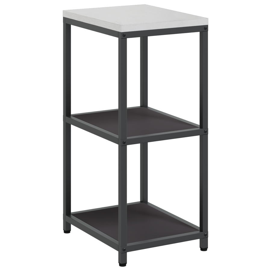 Keuken opslag plank met plank met opslag Zwart 60 x 50 x 92 cm Staal