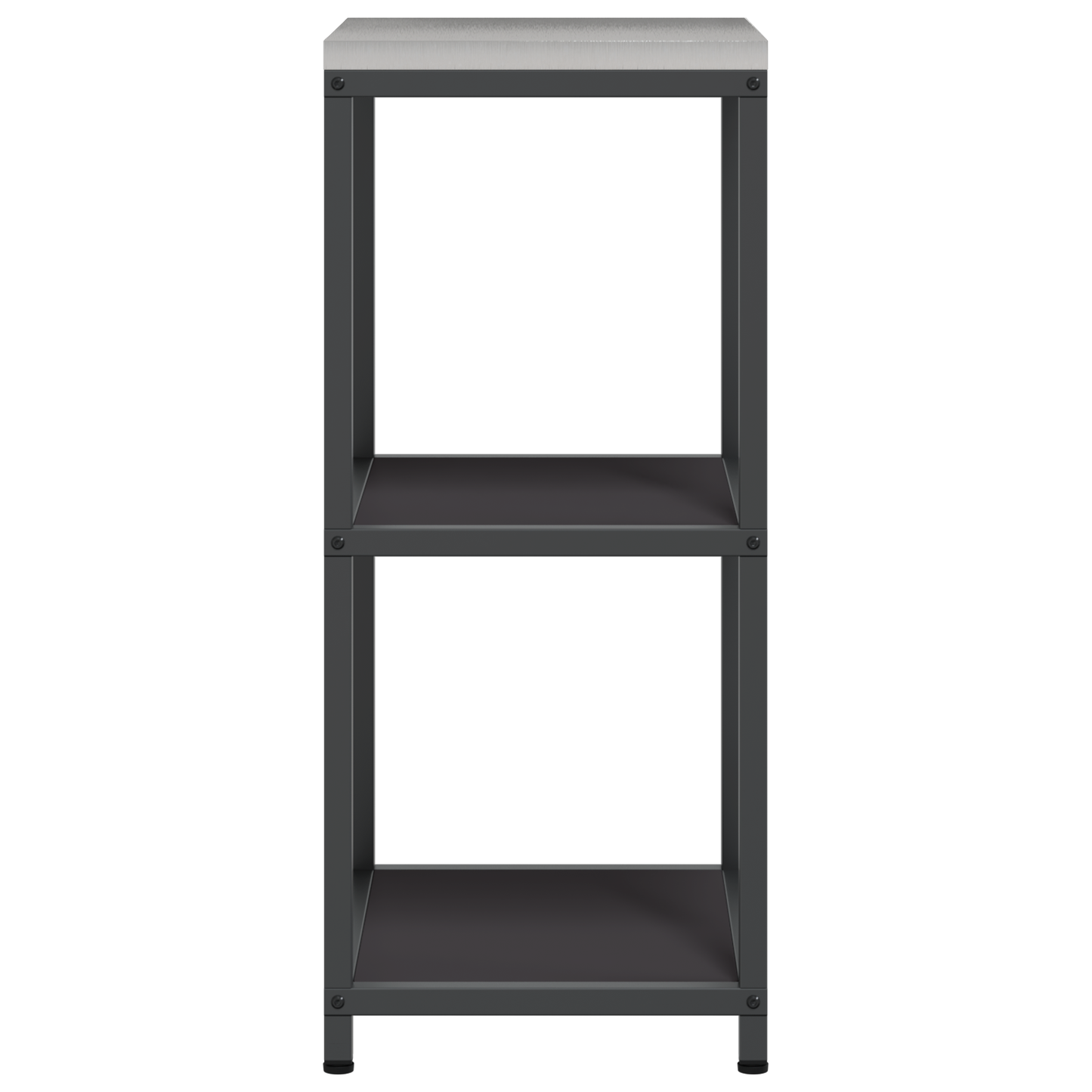 Keuken opslag plank met plank met opslag Zwart 60 x 50 x 92 cm Staal