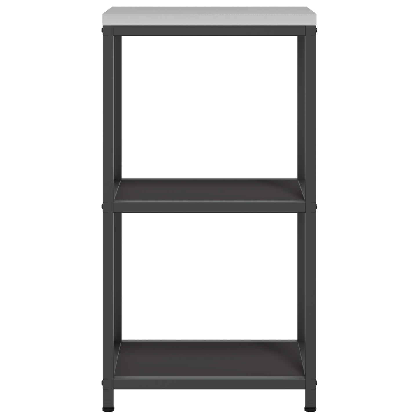 Keuken opslag plank met plank met opslag Zwart 60 x 50 x 92 cm Staal