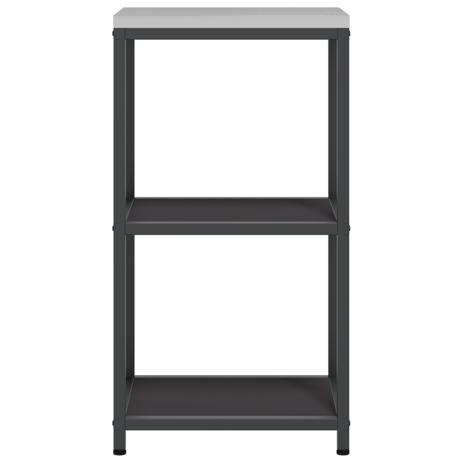 Keuken opslag plank met plank met opslag Zwart 60 x 50 x 92 cm Staal