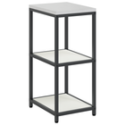 Keukenkast 60x50x92 cm staal wit