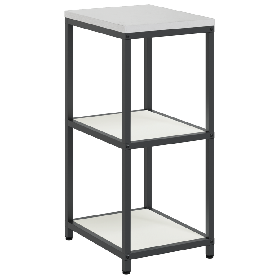 Keuken opslag plank met plank met opslag Wit 60 x 50 x 92 cm Staal