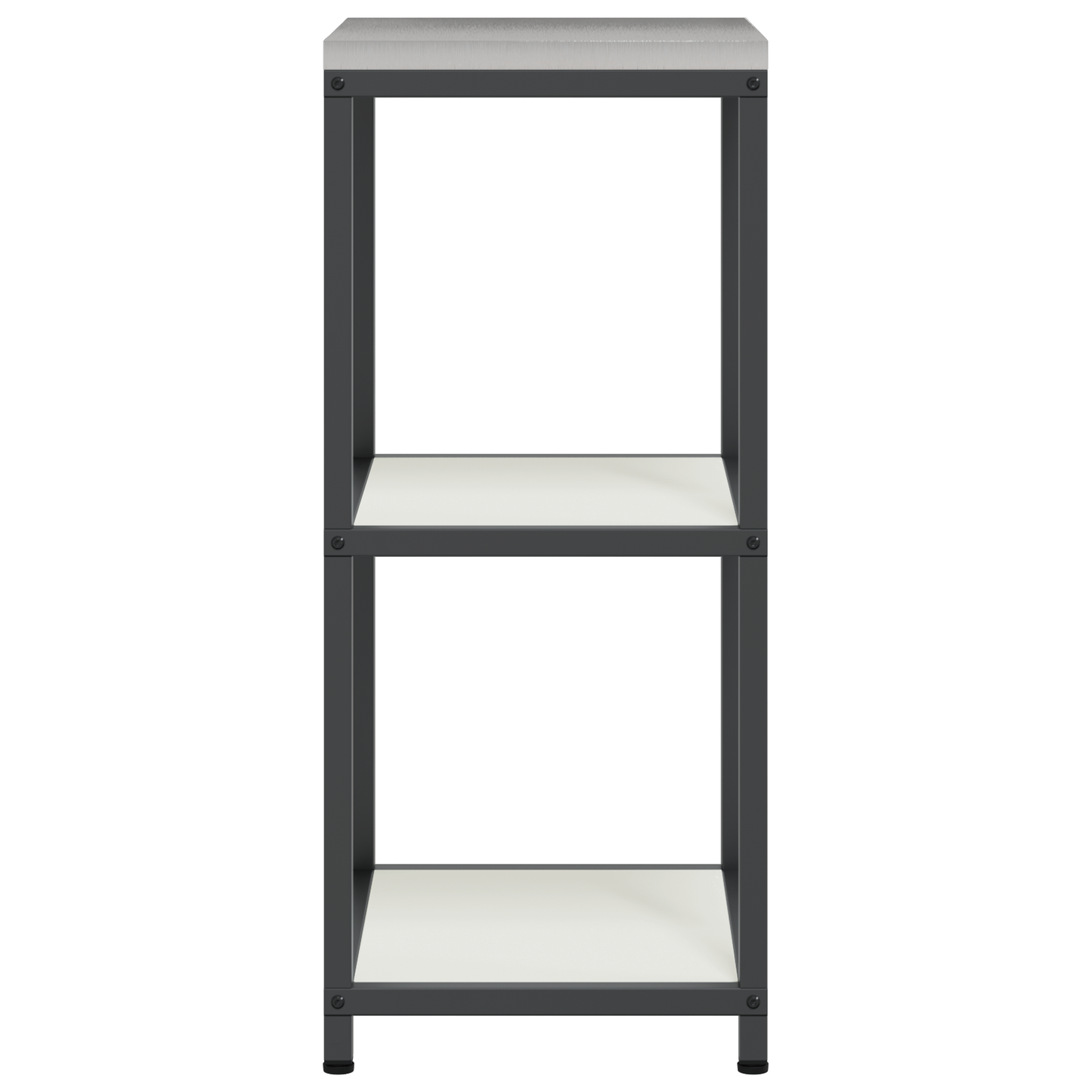 Keuken opslag plank met plank met opslag Wit 60 x 50 x 92 cm Staal
