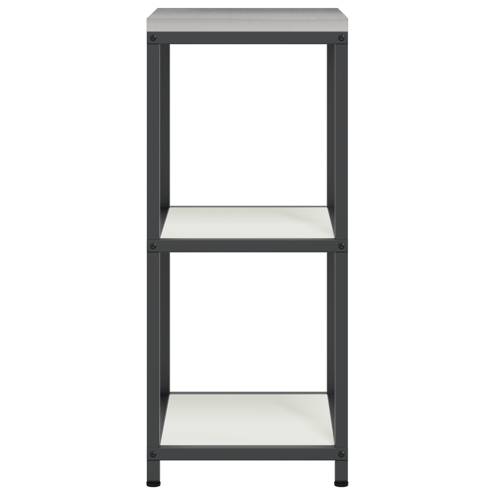 Keuken opslag plank met plank met opslag Wit 60 x 50 x 92 cm Staal