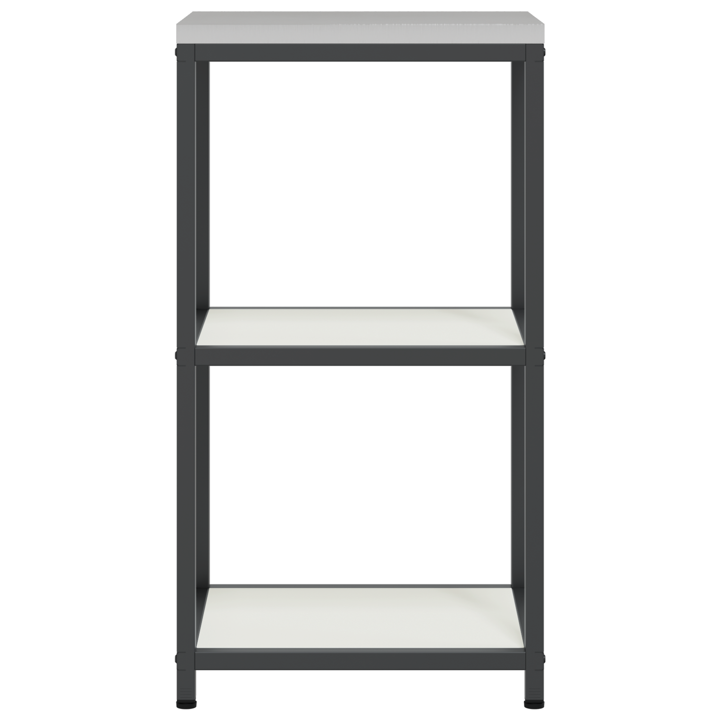 Keuken opslag plank met plank met opslag Wit 60 x 50 x 92 cm Staal