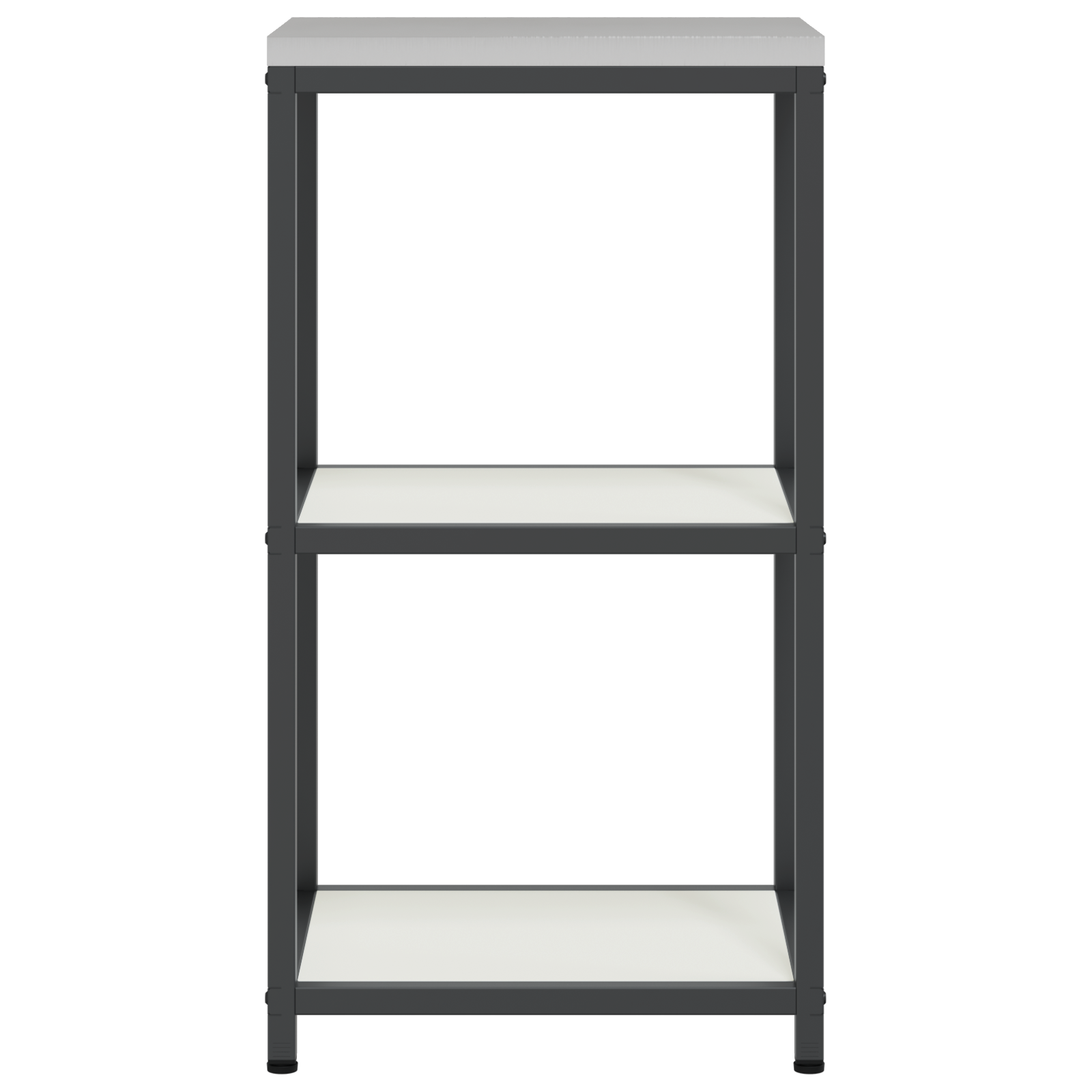 Keuken opslag plank met plank met opslag Wit 60 x 50 x 92 cm Staal