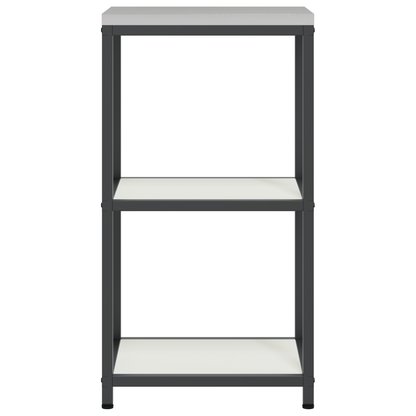 Keuken opslag plank met plank met opslag Wit 60 x 50 x 92 cm Staal