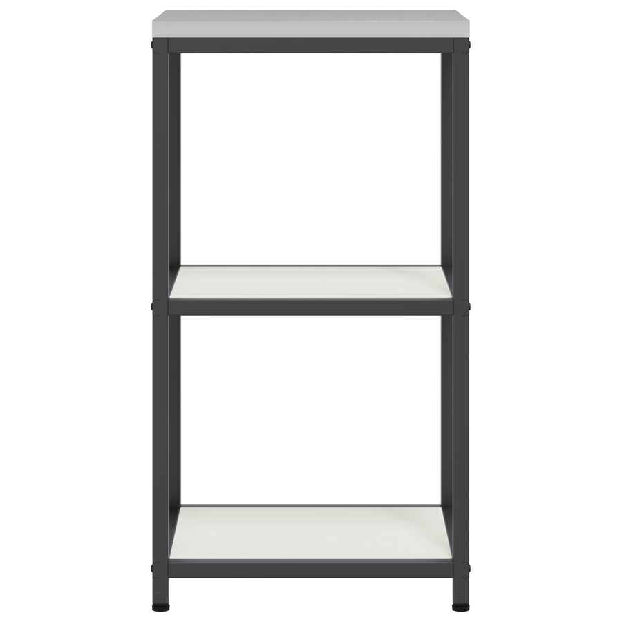 Keuken opslag plank met plank met opslag Wit 60 x 50 x 92 cm Staal