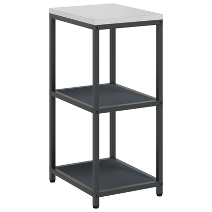 Keuken opslag plank met plank met opslag Antraciet 60 x 50 x 92 cm Staal