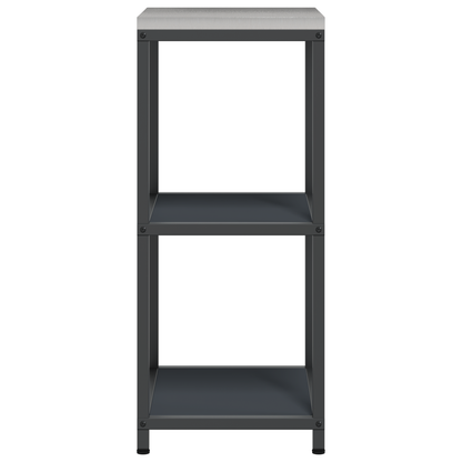 Keuken opslag plank met plank met opslag Antraciet 60 x 50 x 92 cm Staal