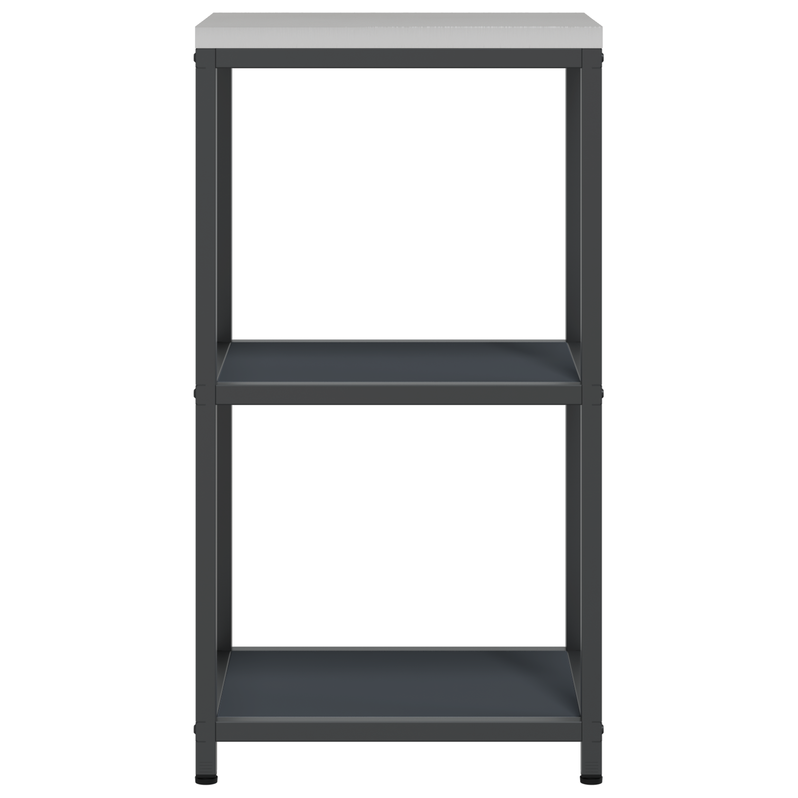 Keuken opslag plank met plank met opslag Antraciet 60 x 50 x 92 cm Staal