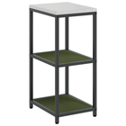 Kitchen Storage with Shelf Olive Green 60 x 50 x 92 cm Steel