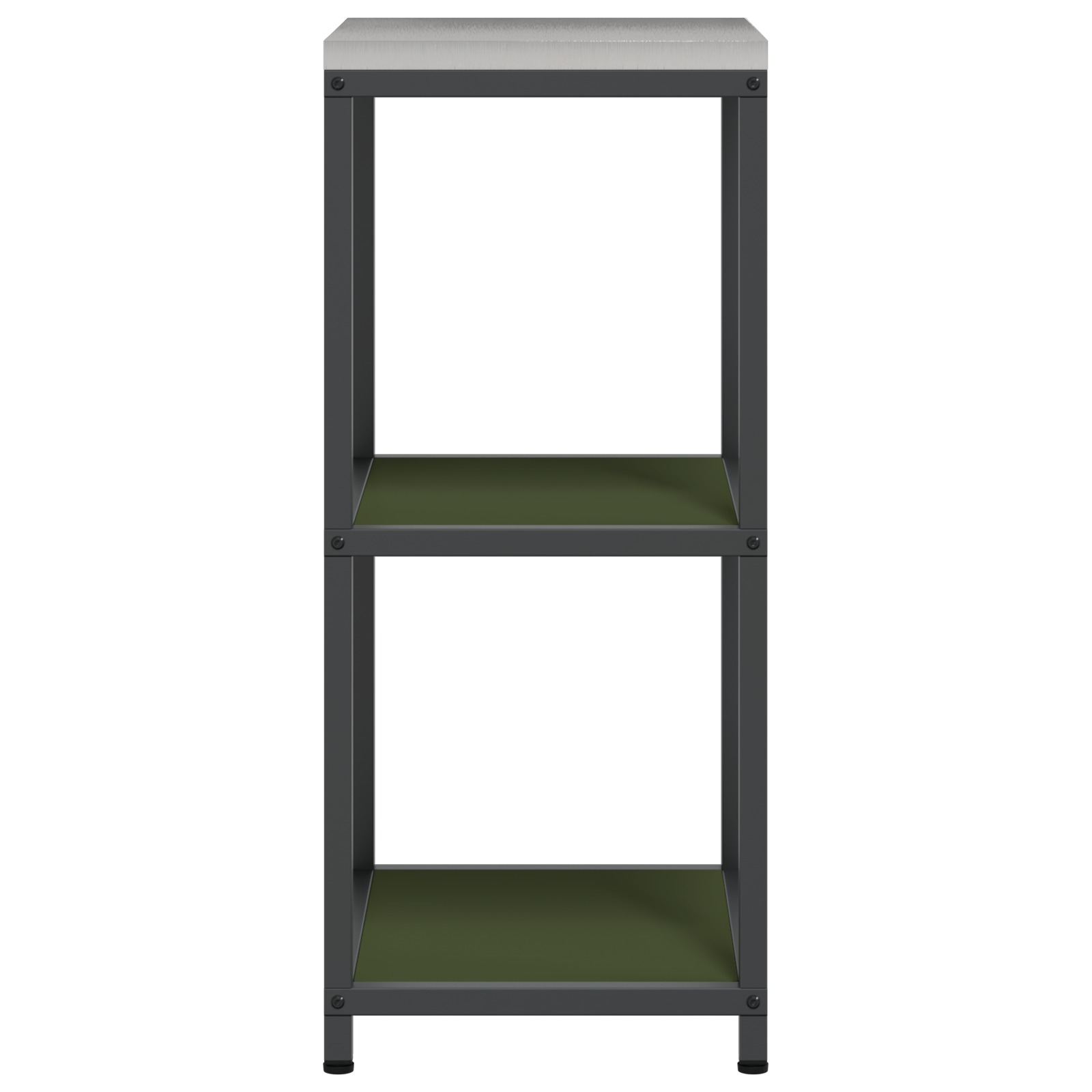 Keuken opslag plank met plank met opslag Olijfgroen 60 x 50 x 92 cm Staal