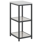 Kitchen storage with shelf with storage Silver 60 x 50 x 92 cm Steel