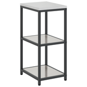 Kitchen storage with shelf with storage Silver 60 x 50 x 92 cm Steel