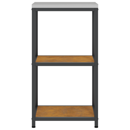 Keuken opslag plank Roestig 60 x 50 x 92 cm Verweerd staal