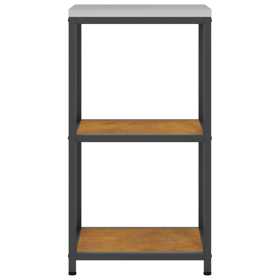 Keuken opslag plank Roestig 60 x 50 x 92 cm Verweerd staal