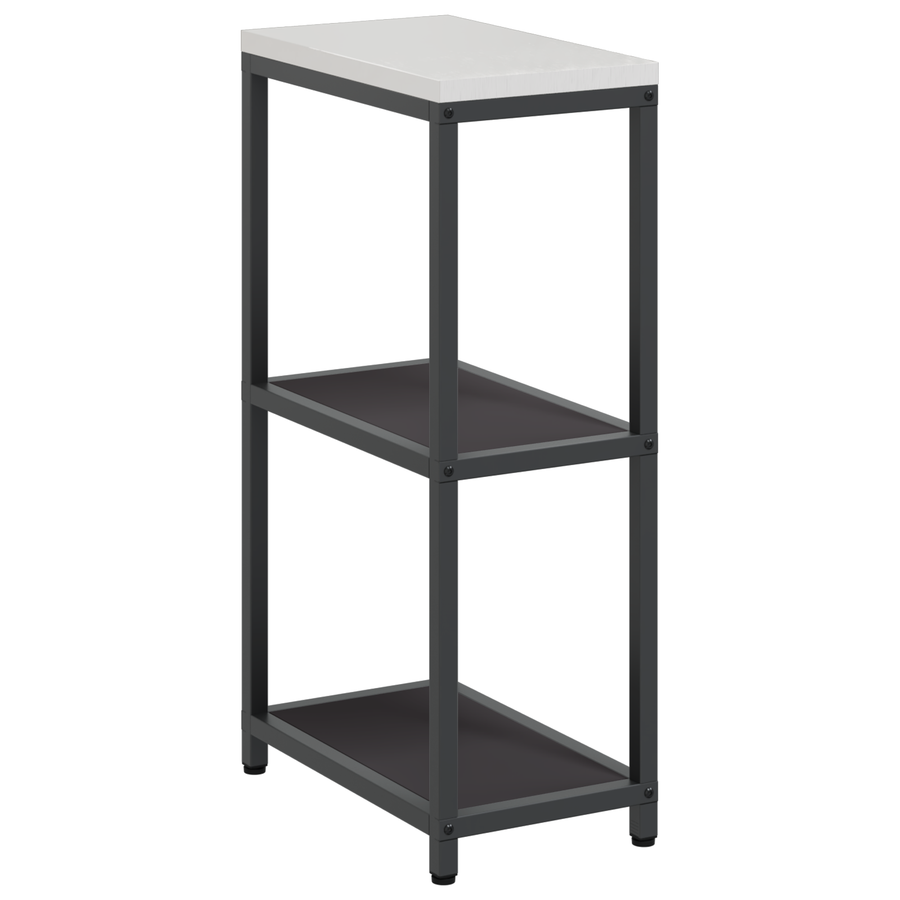 Keuken opslag plank met plank met opslag Zwart 60 x 50 x 92 cm Staal