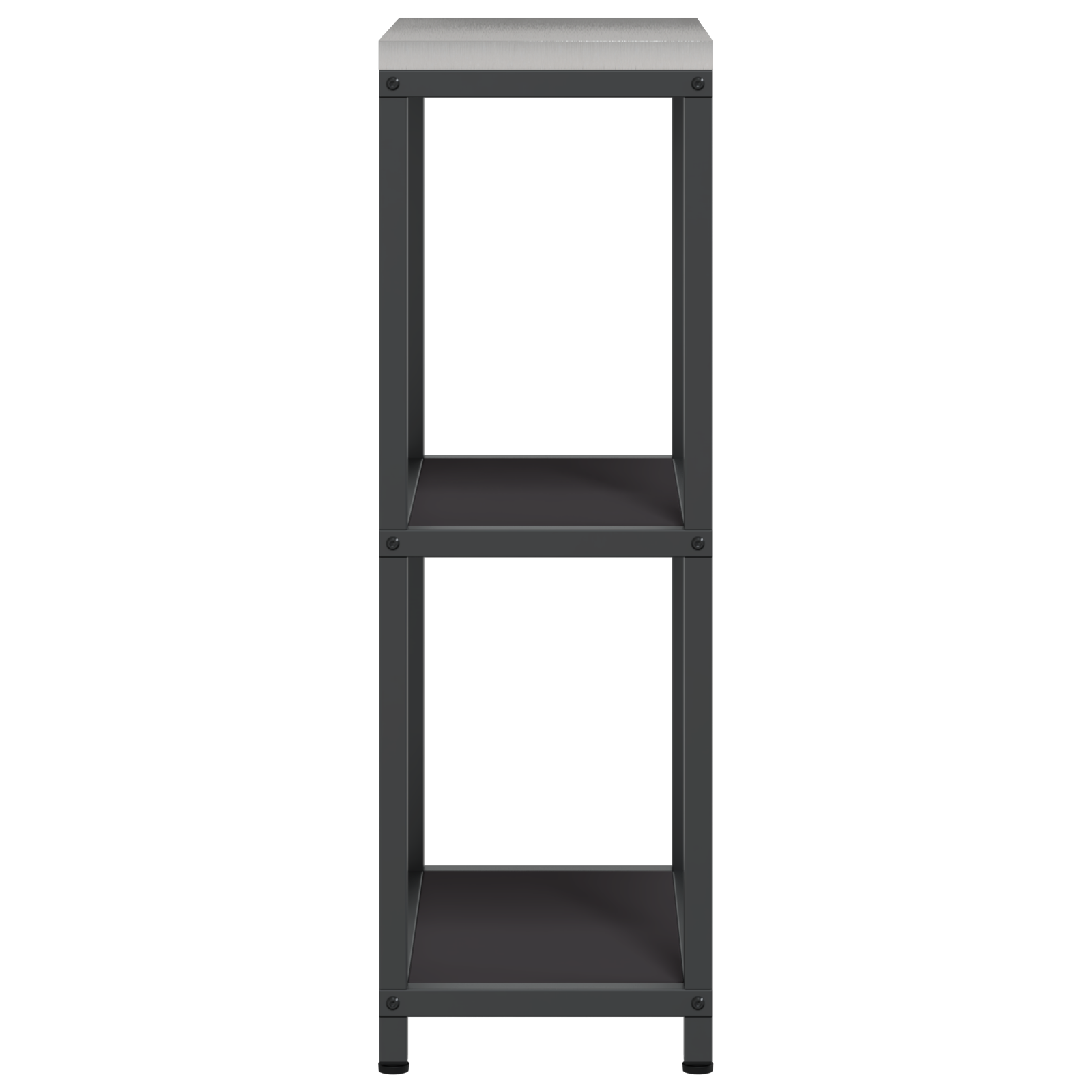 Keuken opslag plank met plank met opslag Zwart 60 x 50 x 92 cm Staal