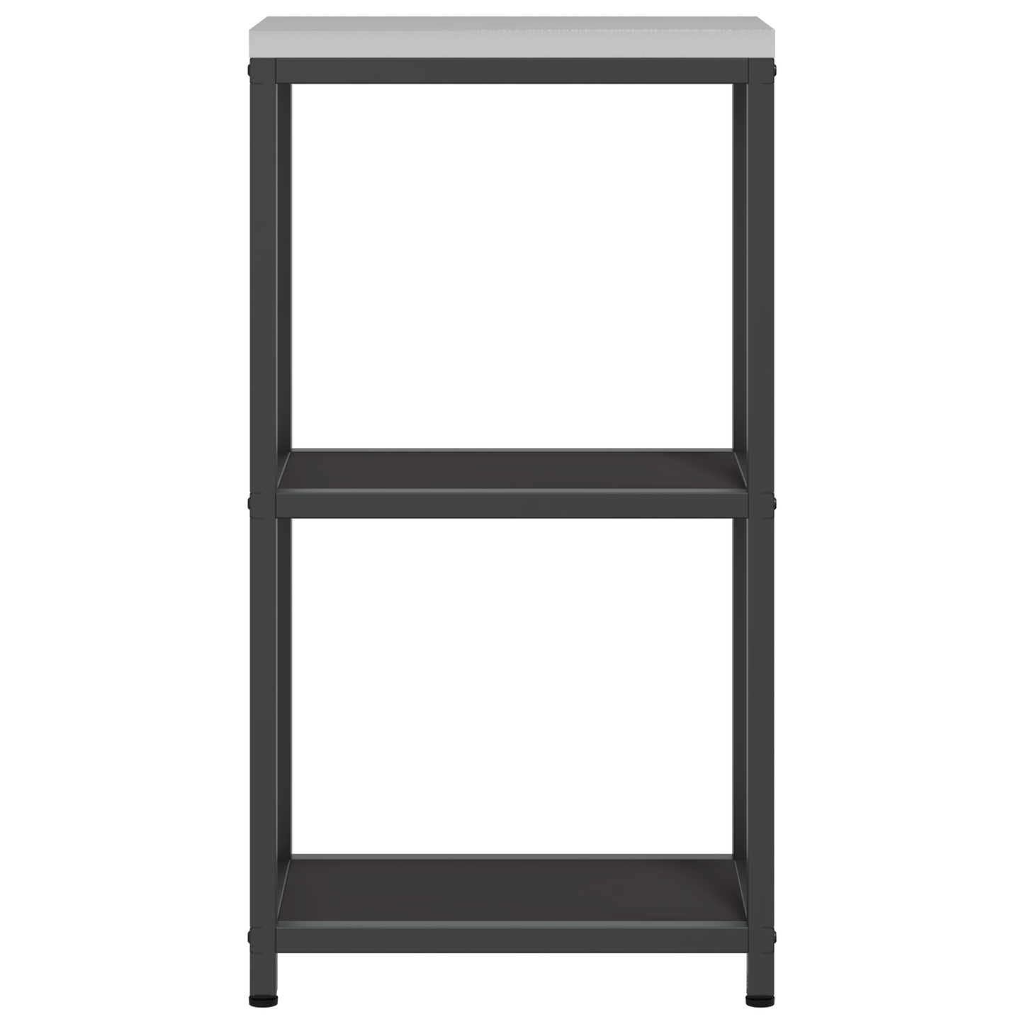 Keuken opslag plank met plank met opslag Zwart 60 x 50 x 92 cm Staal