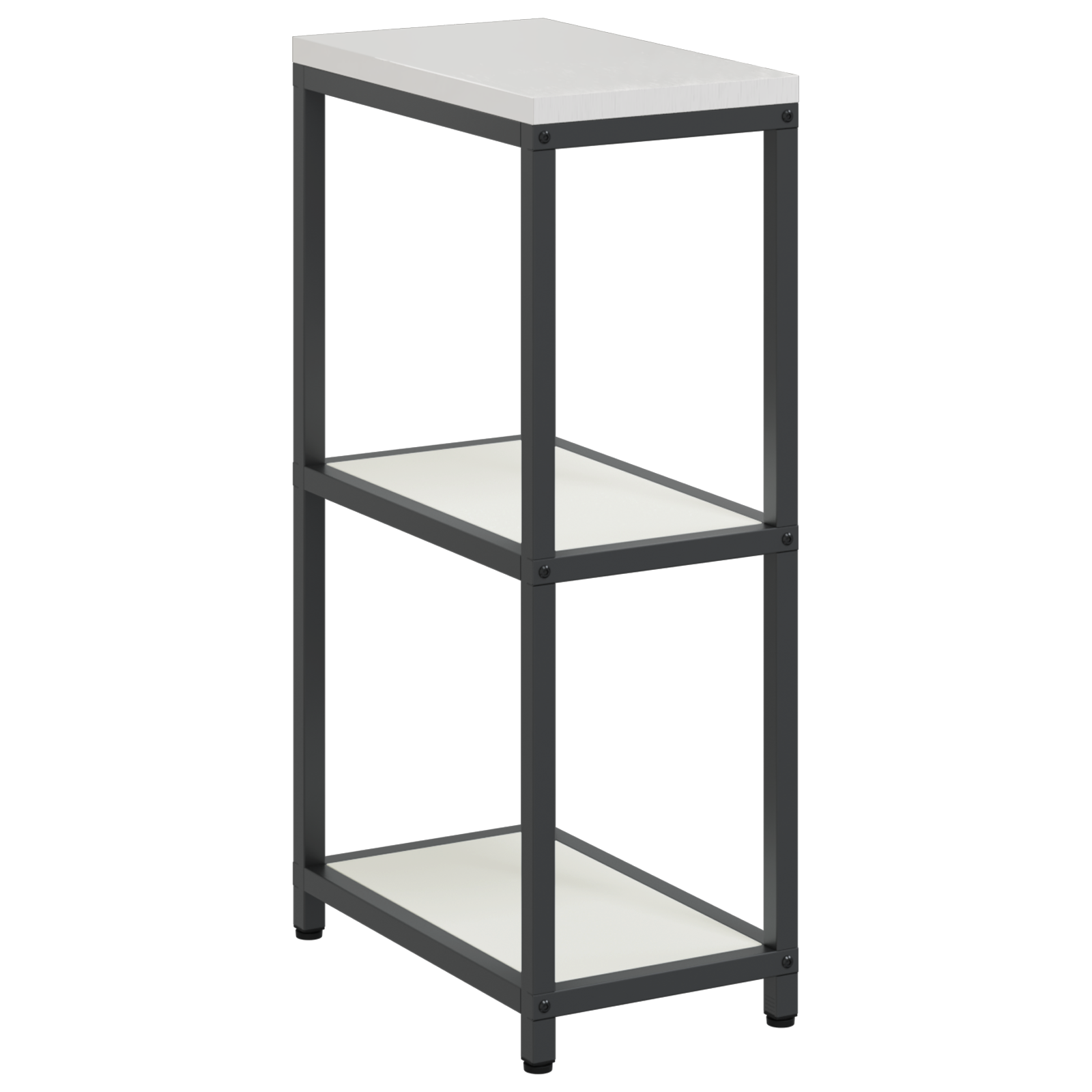 Keuken opslag plank met plank met opslag Wit 60 x 50 x 92 cm Staal