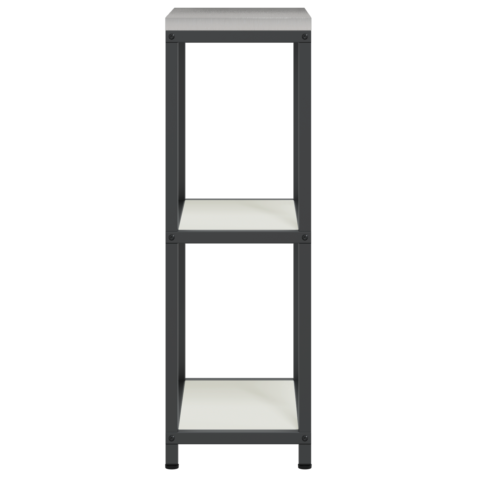 Keuken opslag plank met plank met opslag Wit 60 x 50 x 92 cm Staal