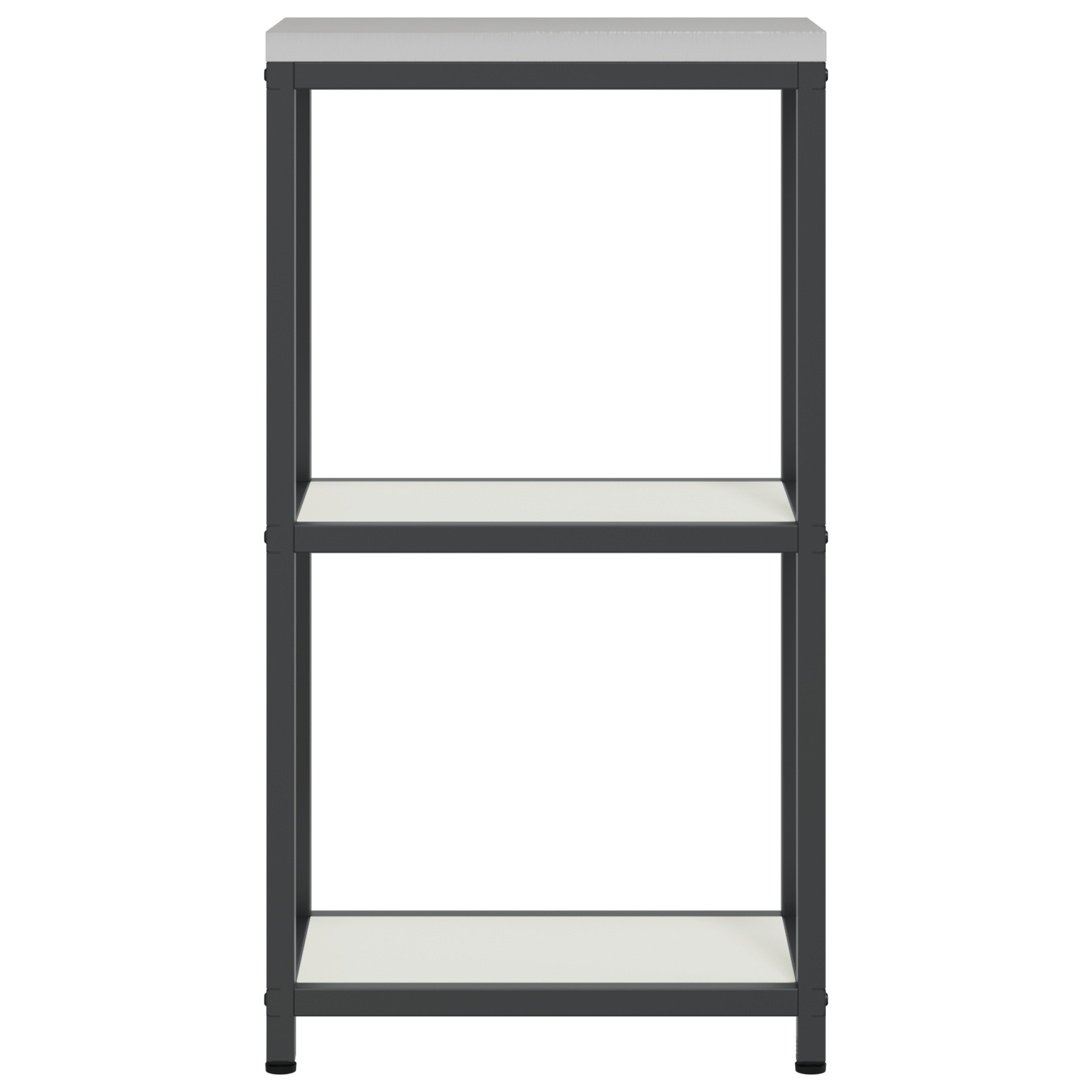Keuken opslag plank met plank met opslag Wit 60 x 50 x 92 cm Staal