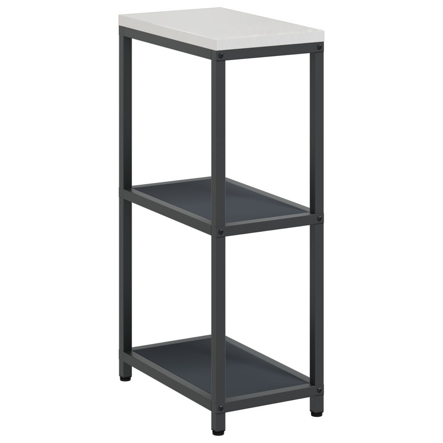 Keuken opslag plank met plank met opslag Antraciet 60 x 50 x 92 cm Staal