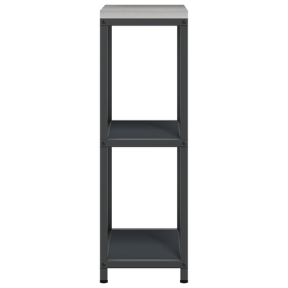 Keuken opslag plank met plank met opslag Antraciet 60 x 50 x 92 cm Staal
