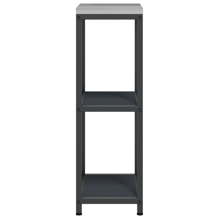 Keuken opslag plank met plank met opslag Antraciet 60 x 50 x 92 cm Staal