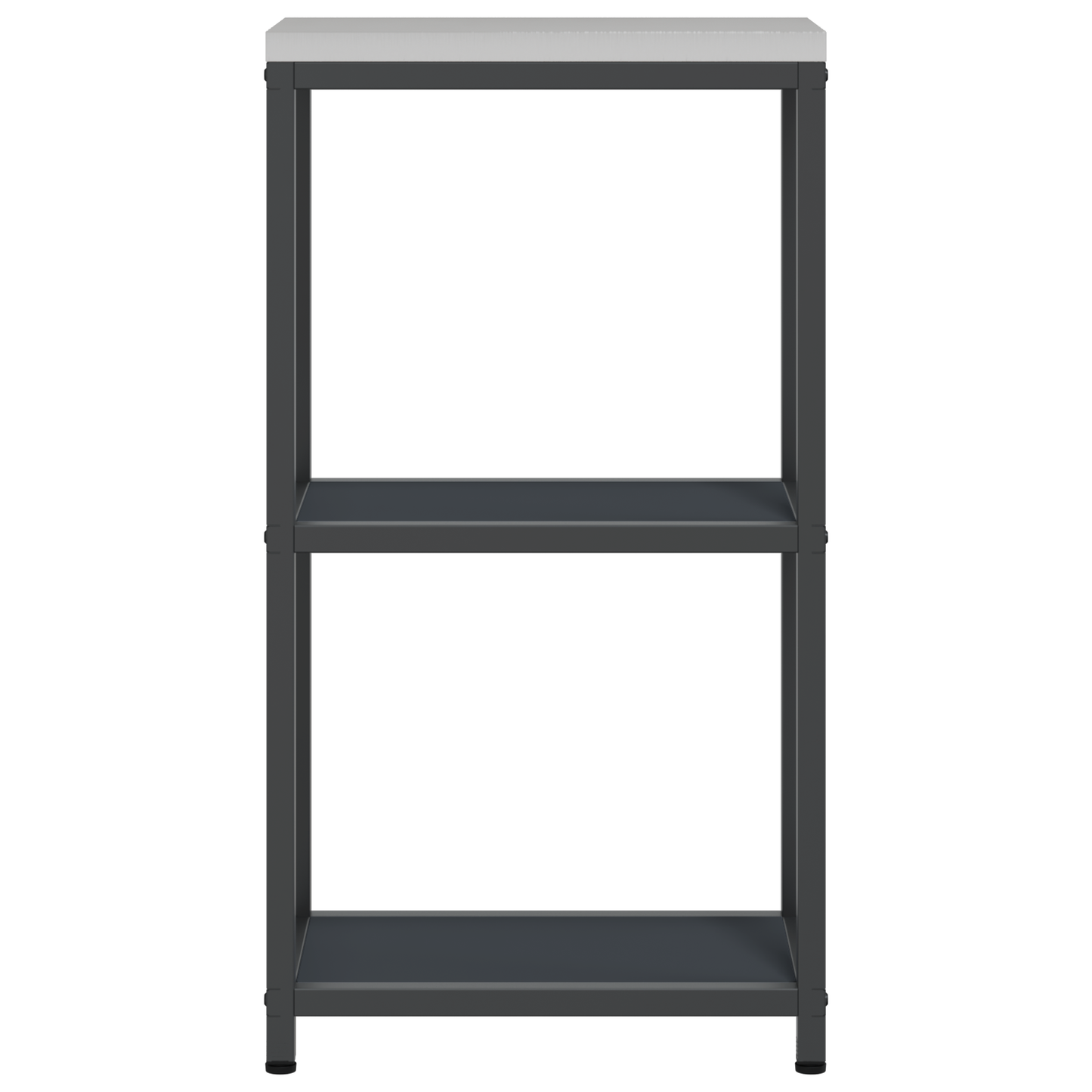 Keuken opslag plank met plank met opslag Antraciet 60 x 50 x 92 cm Staal