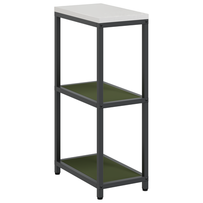 Keuken opslag plank met plank met opslag Olijfgroen 60 x 50 x 92 cm Staal