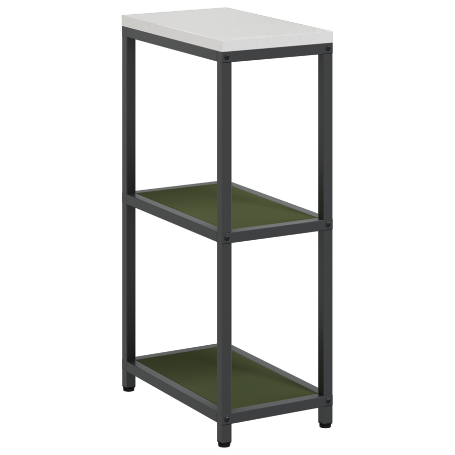 Keuken opslag plank met plank met opslag Olijfgroen 60 x 50 x 92 cm Staal