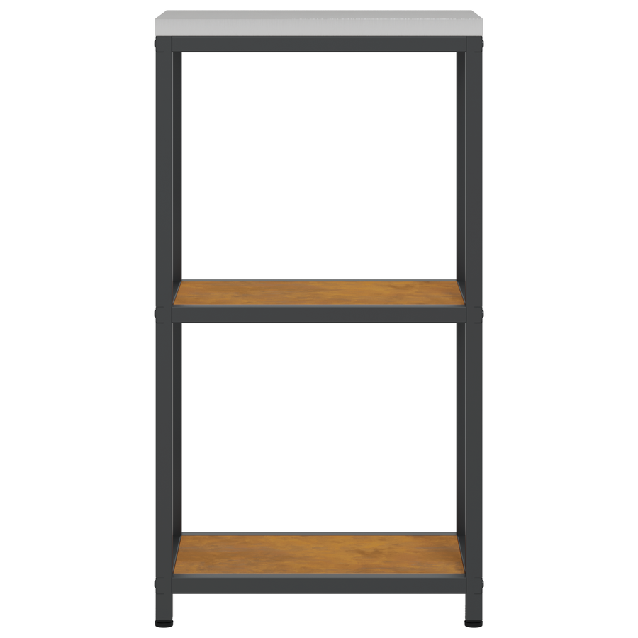 Keuken opslag plank Roestig 60 x 50 x 92 cm Verweerd staal