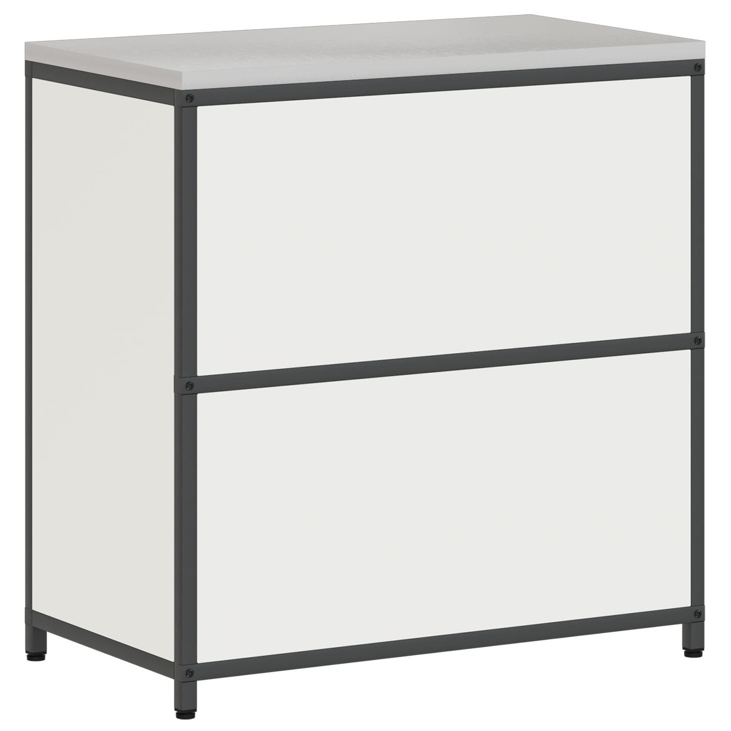 Keukenopslag Kast met plank met opslag met de deur Wit 60 x 50 x 92 cm Staal